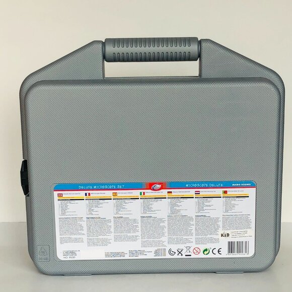 Eastcolight Deluxe Metal Microscope Set Multi-lingual (62 Pcs) New Sealed - Picture 10 of 16